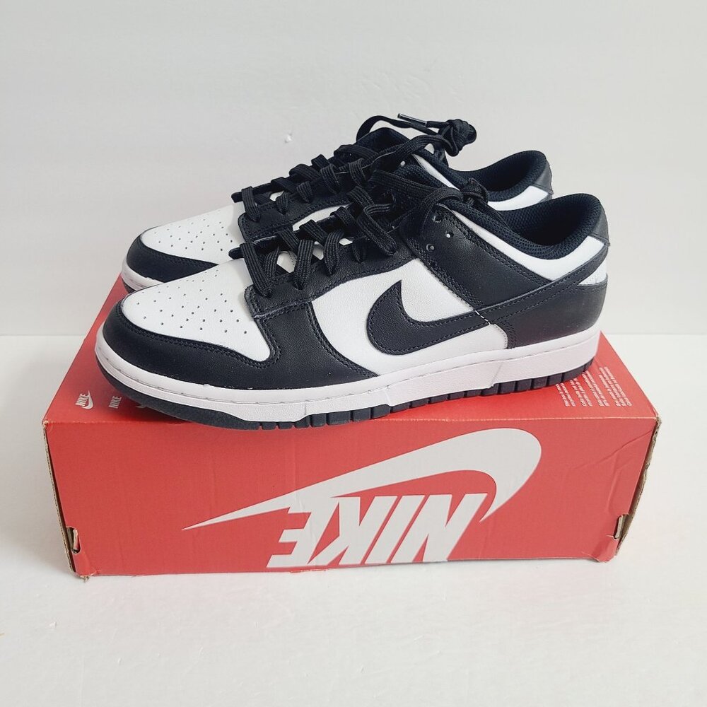 Nike Womens Dunk Low Panda Retro Shoes DD1503-101 Size 10.5 White Black NO LID